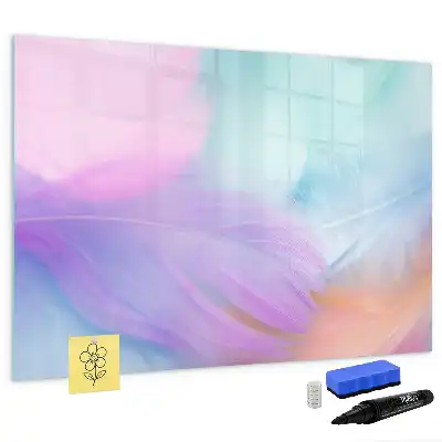 Tableau magnétique à dessiner avec plumes colorées