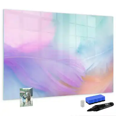 Tableau magnétique à dessiner avec plumes colorées