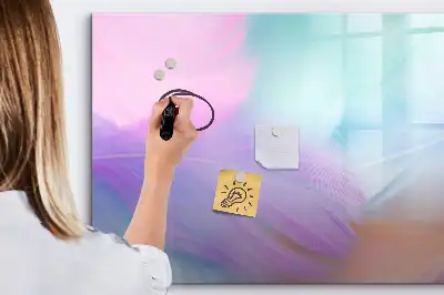 Tableau magnétique à dessiner avec plumes colorées