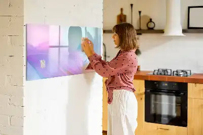 Tableau magnétique à dessiner avec plumes colorées