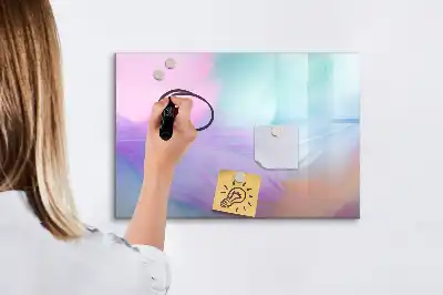 Tableau magnétique à dessiner avec plumes colorées