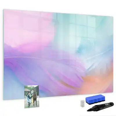 Tableau magnétique à dessiner avec plumes colorées