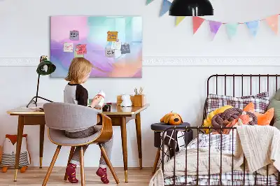 Tableau magnétique à dessiner avec plumes colorées