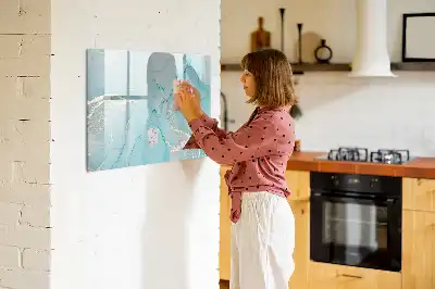 Tableau magnétique pour dessiner modèle en marbre décoratif
