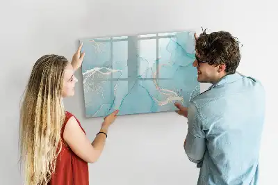 Tableau magnétique pour dessiner modèle en marbre décoratif