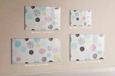 Tableau magnétique à dessiner motif géométrique