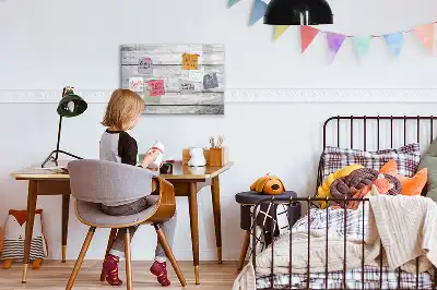 Tableau magnétique pour dessiner avec planches peintes