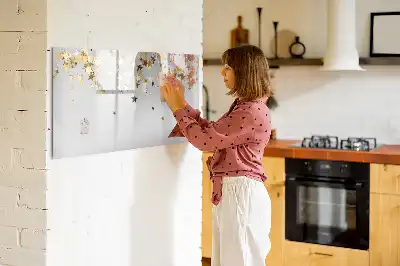 Tableau magnétique à dessiner modèle étoiles