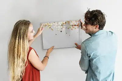 Tableau magnétique à dessiner modèle étoiles