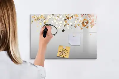 Tableau magnétique à dessiner modèle étoiles