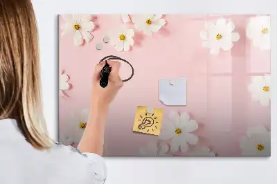 Tableau magnétique pour dessiner modèle Marguerites