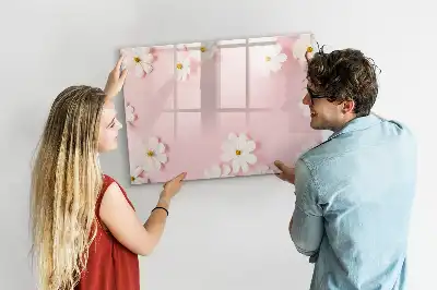 Tableau magnétique pour dessiner modèle Marguerites