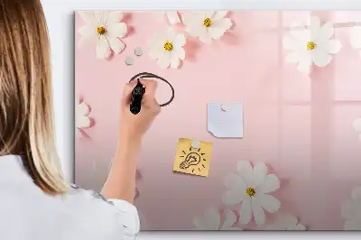 Tableau magnétique pour dessiner modèle Marguerites