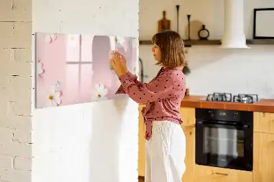Tableau magnétique pour dessiner modèle Marguerites