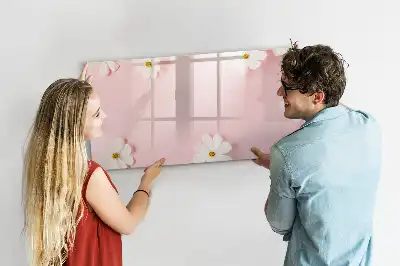 Tableau magnétique pour dessiner modèle Marguerites