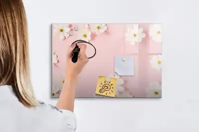 Tableau magnétique pour dessiner modèle Marguerites