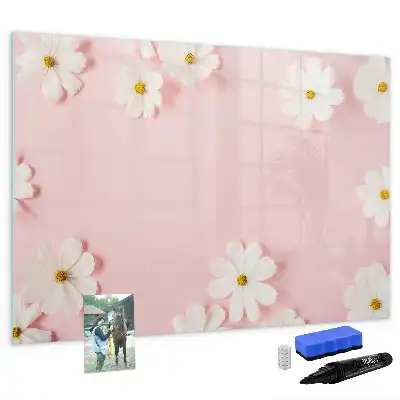 Tableau magnétique pour dessiner modèle Marguerites