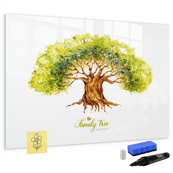 Tableau magnétique pour dessiner arbre généalogique