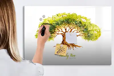 Tableau magnétique pour dessiner arbre généalogique