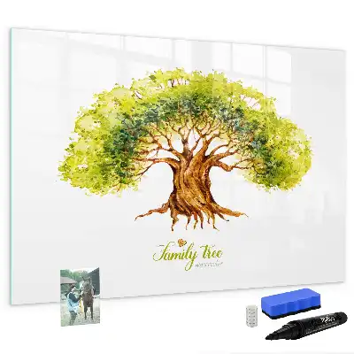 Tableau magnétique pour dessiner arbre généalogique