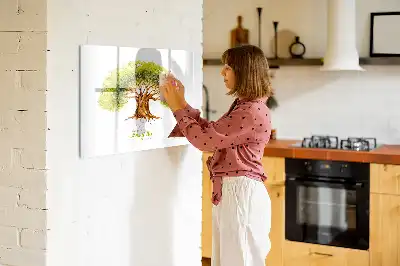 Tableau magnétique pour dessiner arbre généalogique