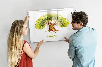 Tableau magnétique pour dessiner arbre généalogique