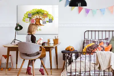 Tableau magnétique pour dessiner arbre généalogique