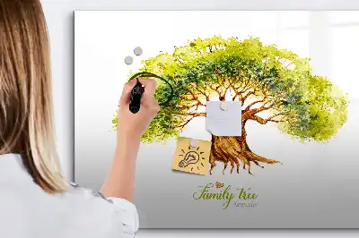Tableau magnétique pour dessiner arbre généalogique