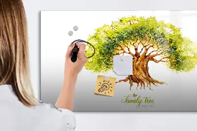 Tableau magnétique pour dessiner arbre généalogique
