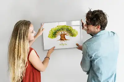 Tableau magnétique pour dessiner arbre généalogique