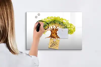 Tableau magnétique pour dessiner arbre généalogique