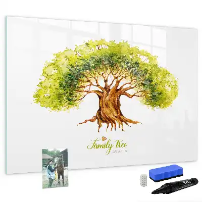 Tableau magnétique pour dessiner arbre généalogique