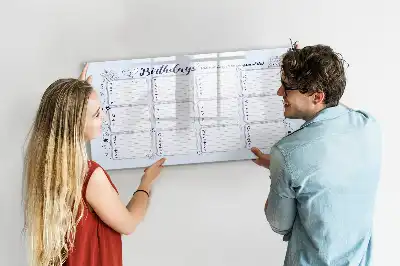 Tableau magnétique pour dessiner modèle note d'anniversaire