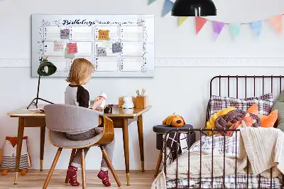 Tableau magnétique pour dessiner modèle note d'anniversaire