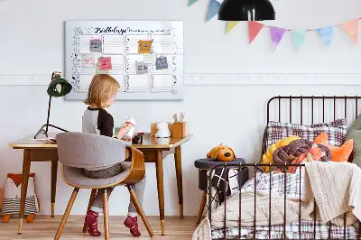 Tableau magnétique pour dessiner modèle note d'anniversaire