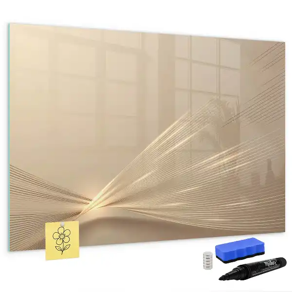 Tableau magnétique à dessiner modèle lumière abstraite