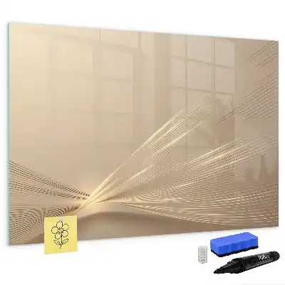 Tableau magnétique à dessiner modèle lumière abstraite