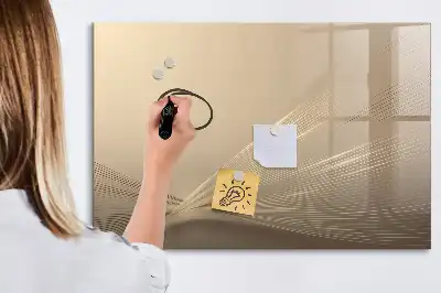 Tableau magnétique à dessiner modèle lumière abstraite