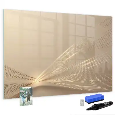 Tableau magnétique à dessiner modèle lumière abstraite