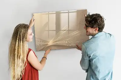 Tableau magnétique à dessiner modèle lumière abstraite