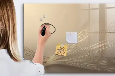 Tableau magnétique à dessiner modèle lumière abstraite