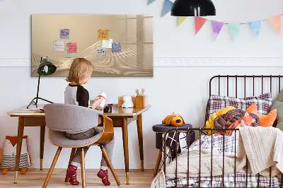 Tableau magnétique à dessiner modèle lumière abstraite