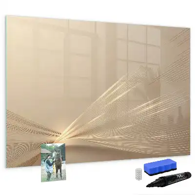 Tableau magnétique à dessiner modèle lumière abstraite