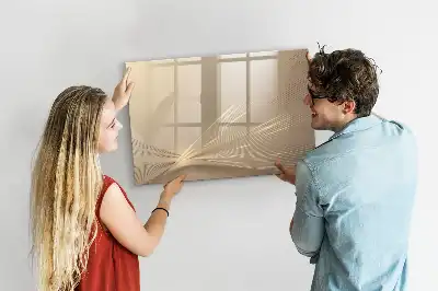 Tableau magnétique à dessiner modèle lumière abstraite