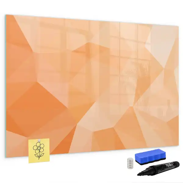 Tableau magnétique pour dessiner modèle abstraction de triangle