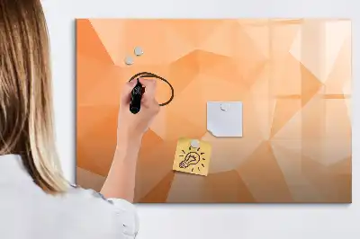 Tableau magnétique pour dessiner modèle abstraction de triangle