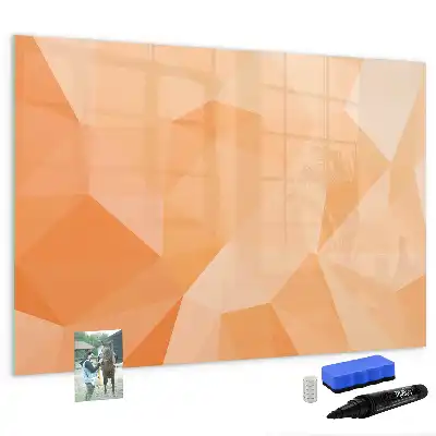 Tableau magnétique pour dessiner modèle abstraction de triangle