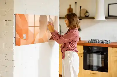 Tableau magnétique pour dessiner modèle abstraction de triangle