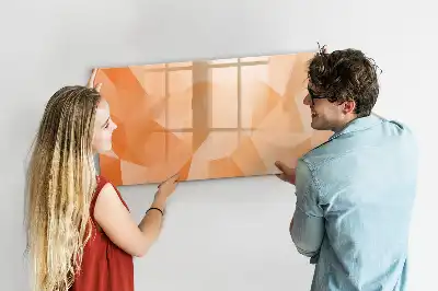 Tableau magnétique pour dessiner modèle abstraction de triangle