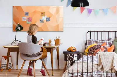 Tableau magnétique pour dessiner modèle abstraction de triangle